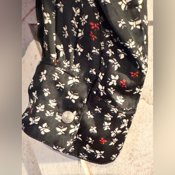 Free People Black Floral Bodysuit - Picture 5 of 7